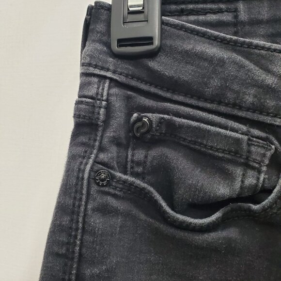 Denizen by Levi's Low-Rise Jegging Women's‎ Rinsed Black Denim Stretch Jeans W25 - Picture 2 of 8